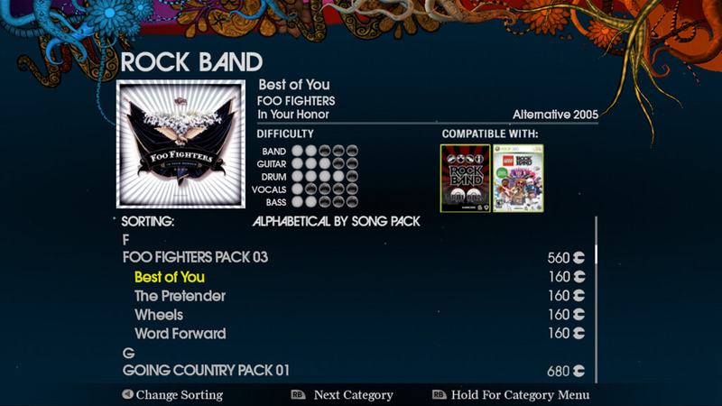 Illustration for article titled Xbox Live Launching Individualized Music Game Stores